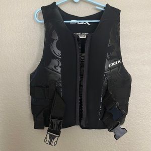 Youth DBX black life jacket
